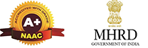 NAAC & MHRD logo